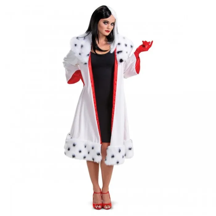 101 Dalmatians Womens/Ladies Cruella De Vil Classic Costume Set