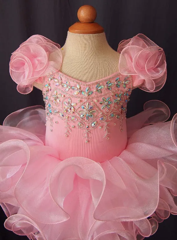 16 color-Infant/toddler/baby/children/kids Cupcake Pageant Dress G053-1