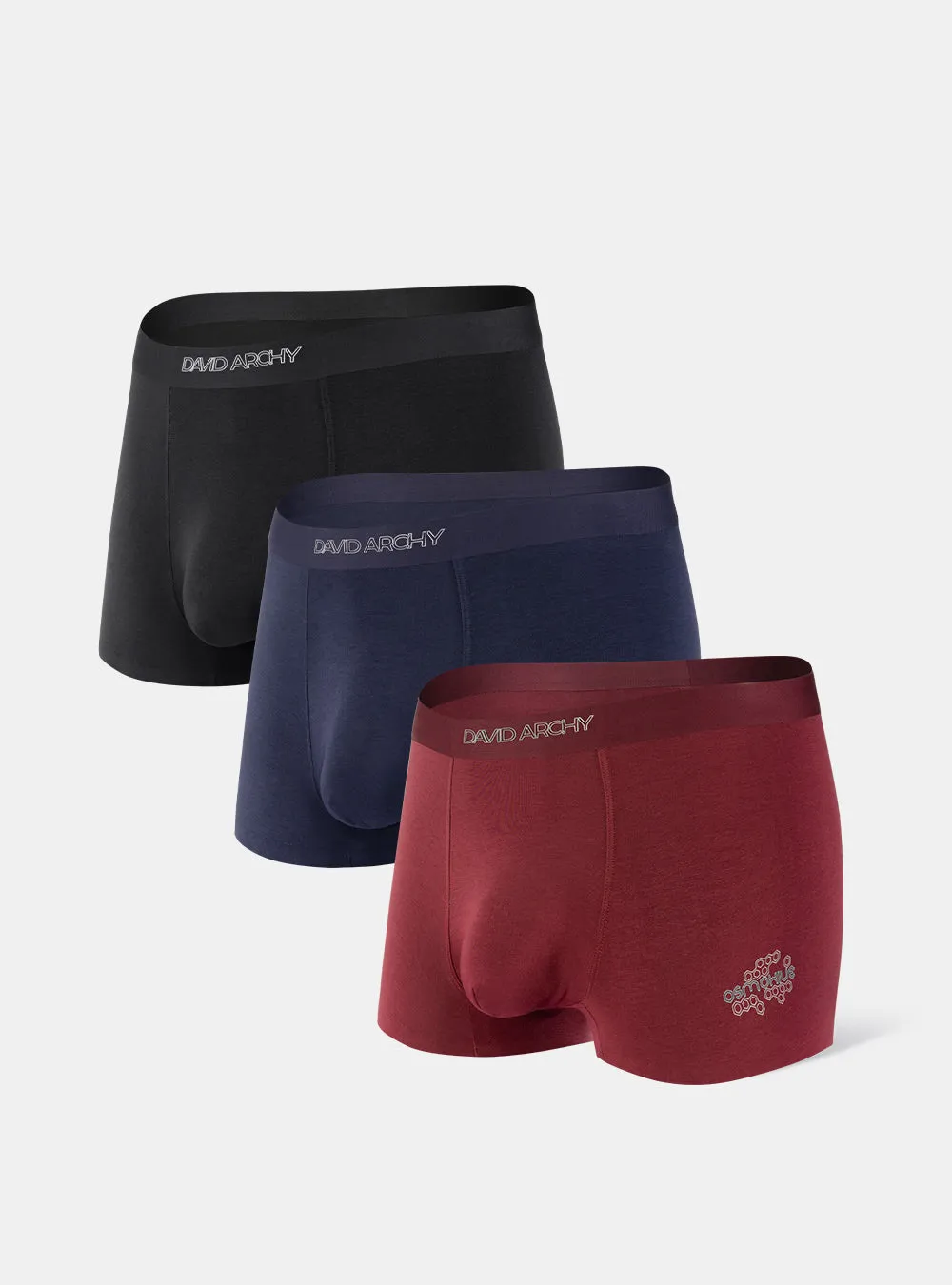 3 Packs Cotton-Modal Blend Trunks