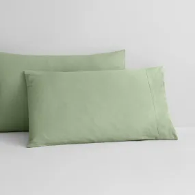 Abbotson Cactus Linen Standard Pillowcase Pair by Sheridan