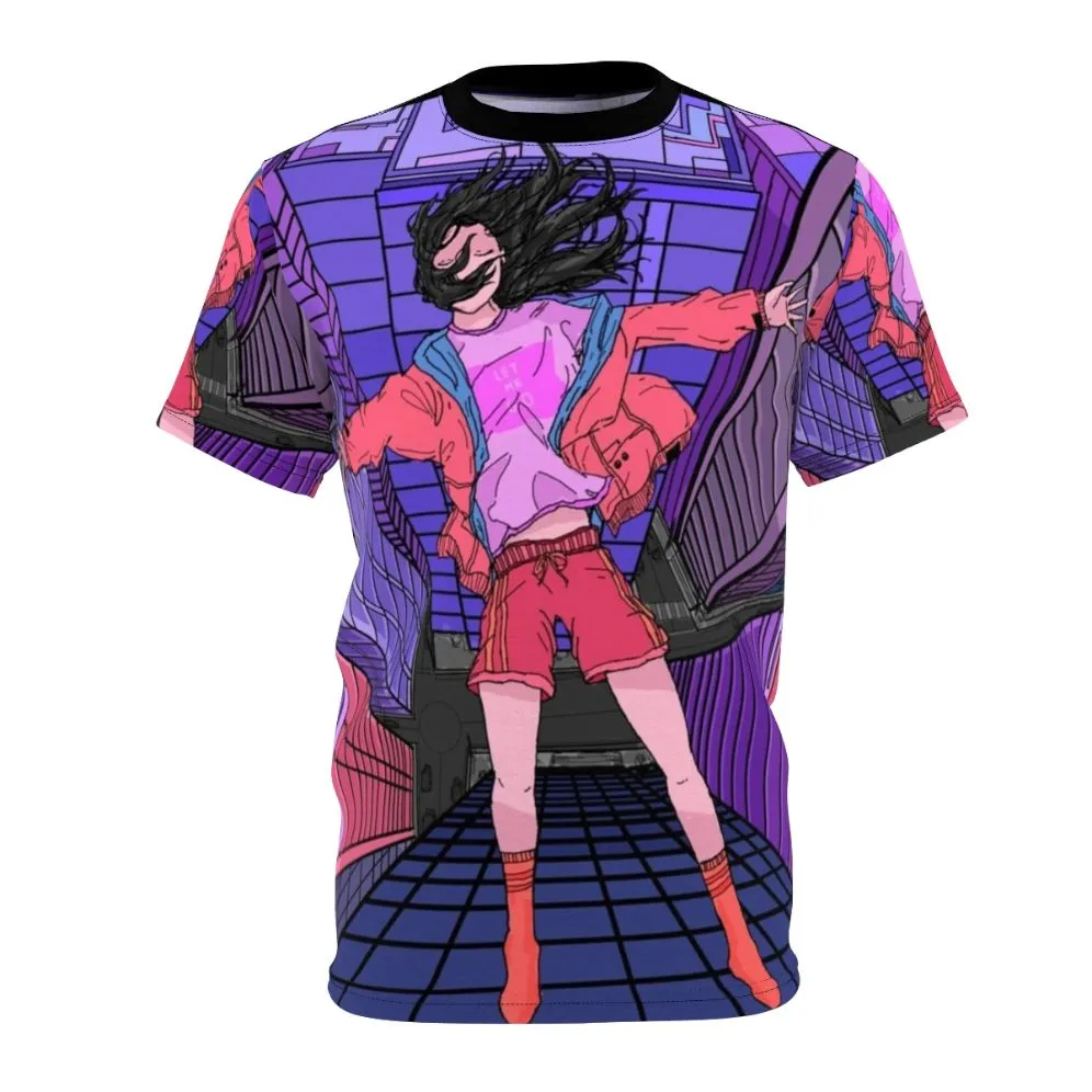 Aesthetic T-Shirt: "Let Me Go" Retro Vaporwave Design