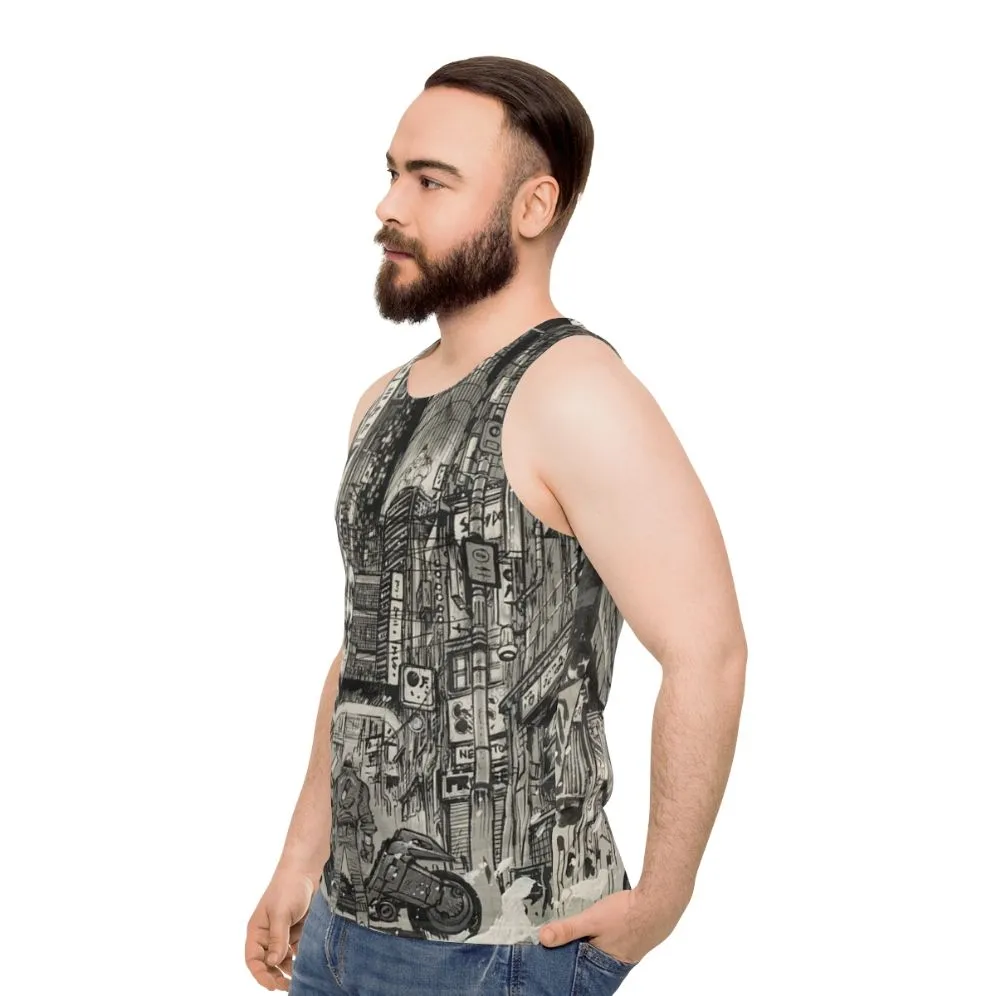 Akira Unisex Cyberpunk Tank Top for Anime Fans