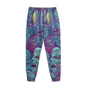 All-Over Print Men's Sweatpants With Waistband241 zombies, print