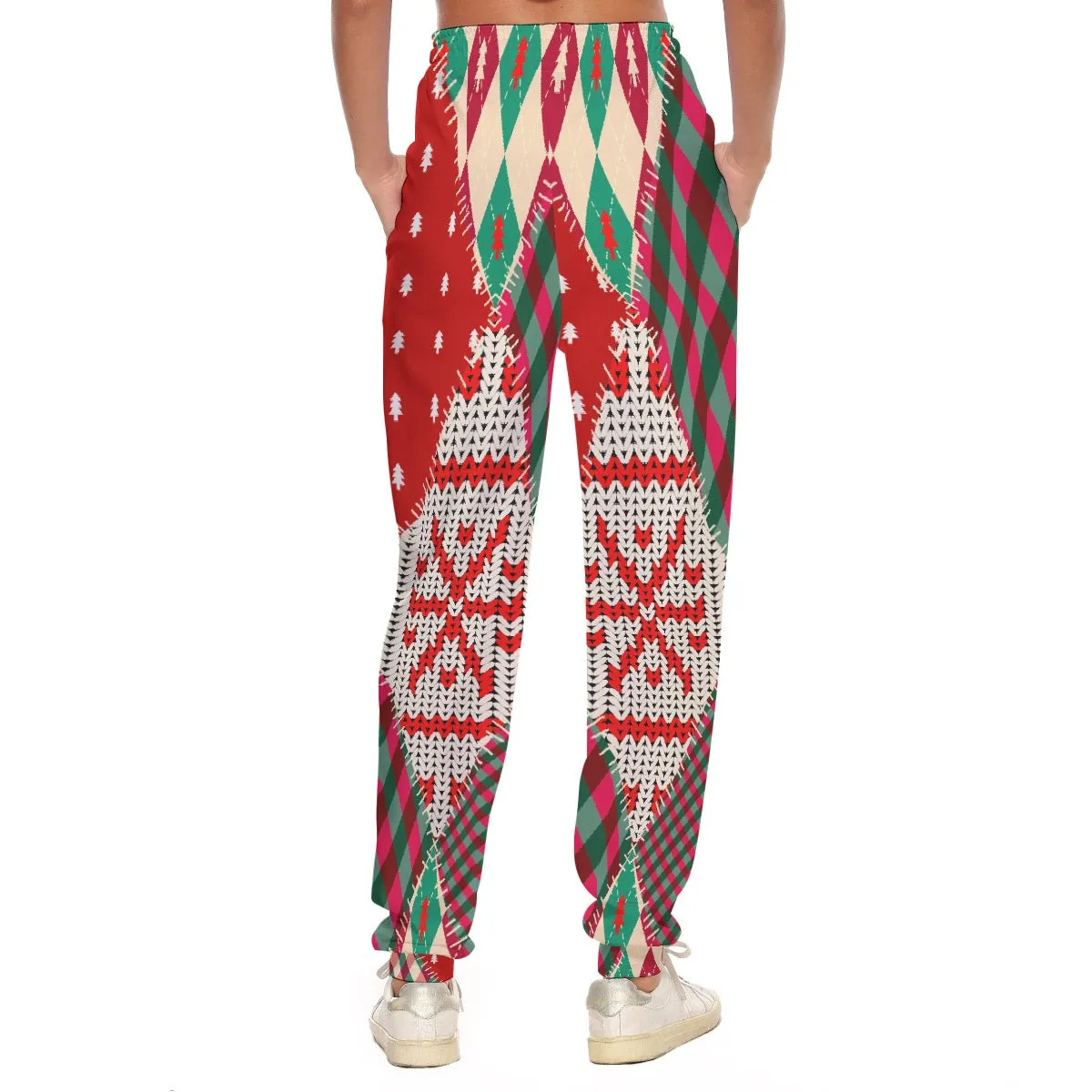 All-Over Print Women's Casual Pants 244 Christmas print