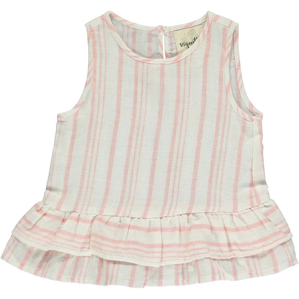 Amelia Tank in Pink Stripe