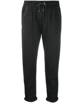 Anthracite Cotton Jogger Sweatpants