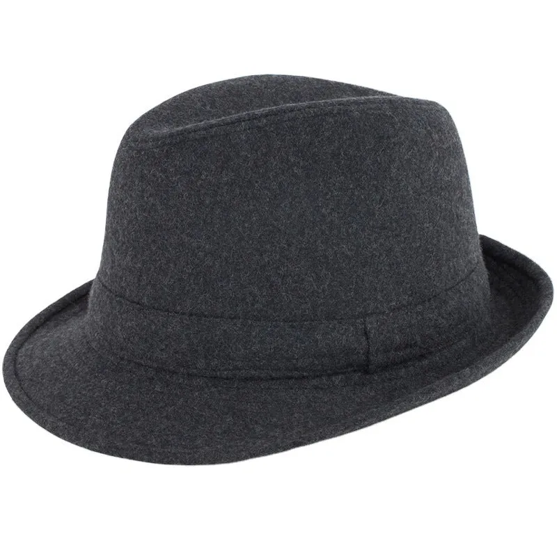 Autumn And Winter Woolen Fedora Hats