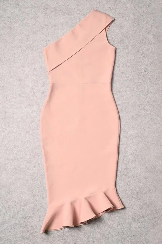 Avery Bandage Dress - Dusty Pink