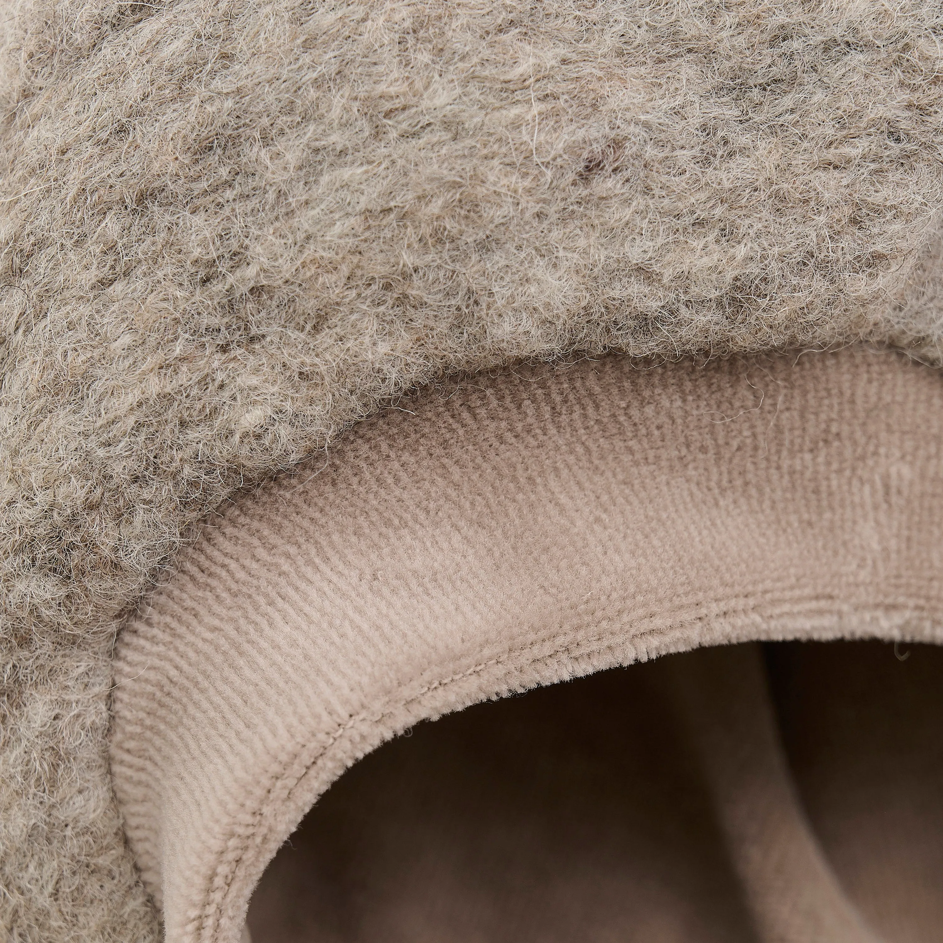 Baby & Kids Wool Felt Trapper Hat- Camel Melange