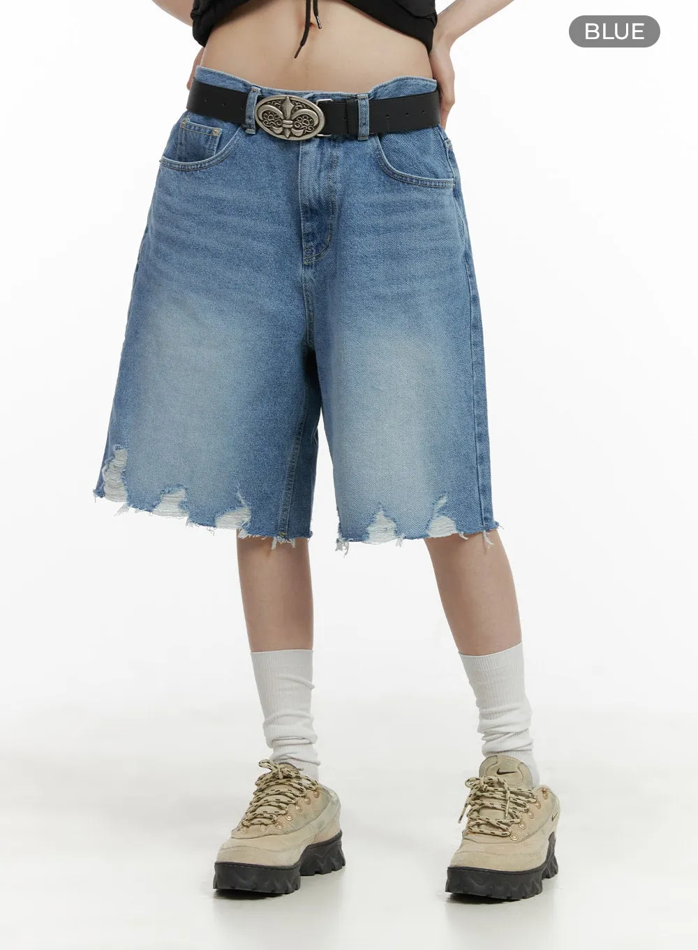 Baggy Denim Jorts (UNISEX) CA419