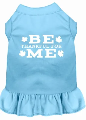 Be Thankful For Me Screen Print Dress Baby Blue Xxxl (20)