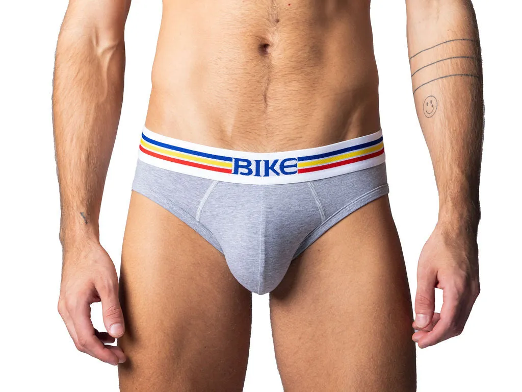 BIKE Stretch Cotton Brief Grey