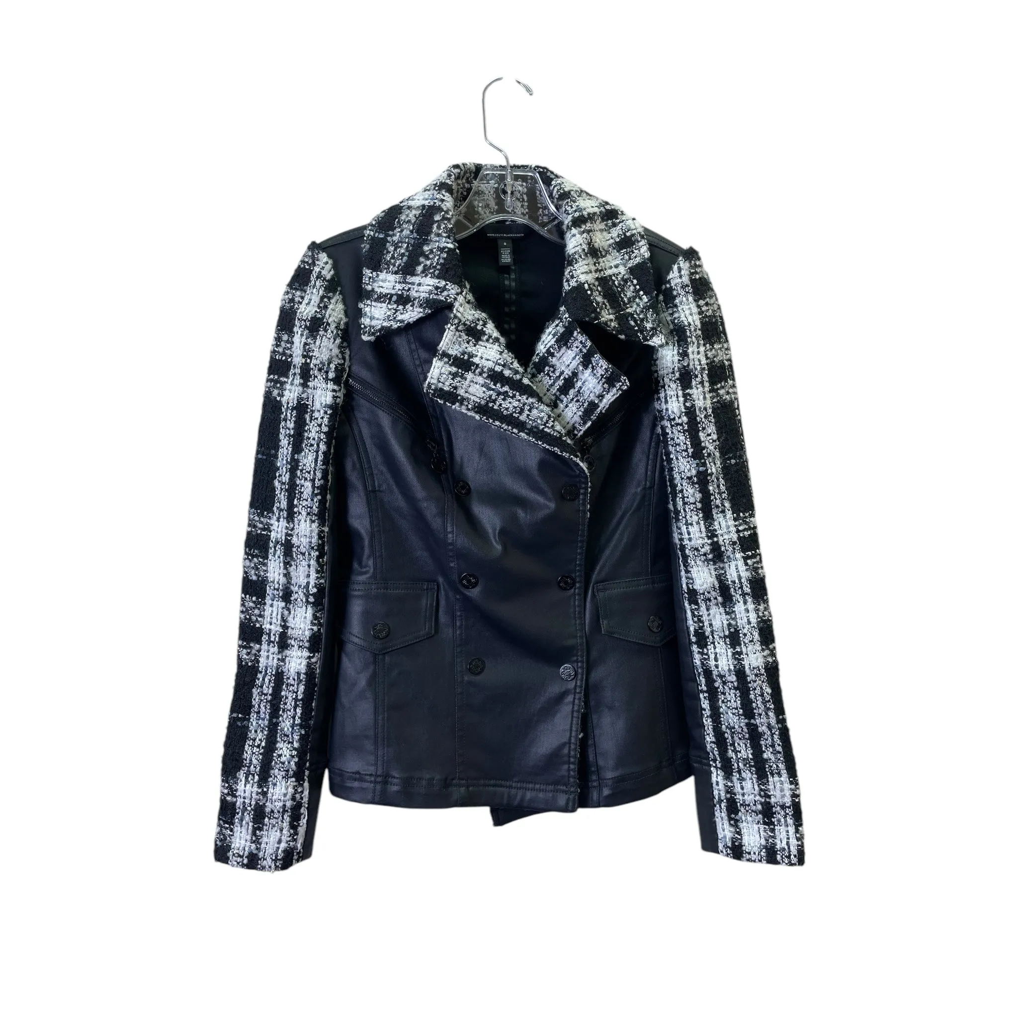 Blazer By White House Black Market In Black & White, Size:Xs