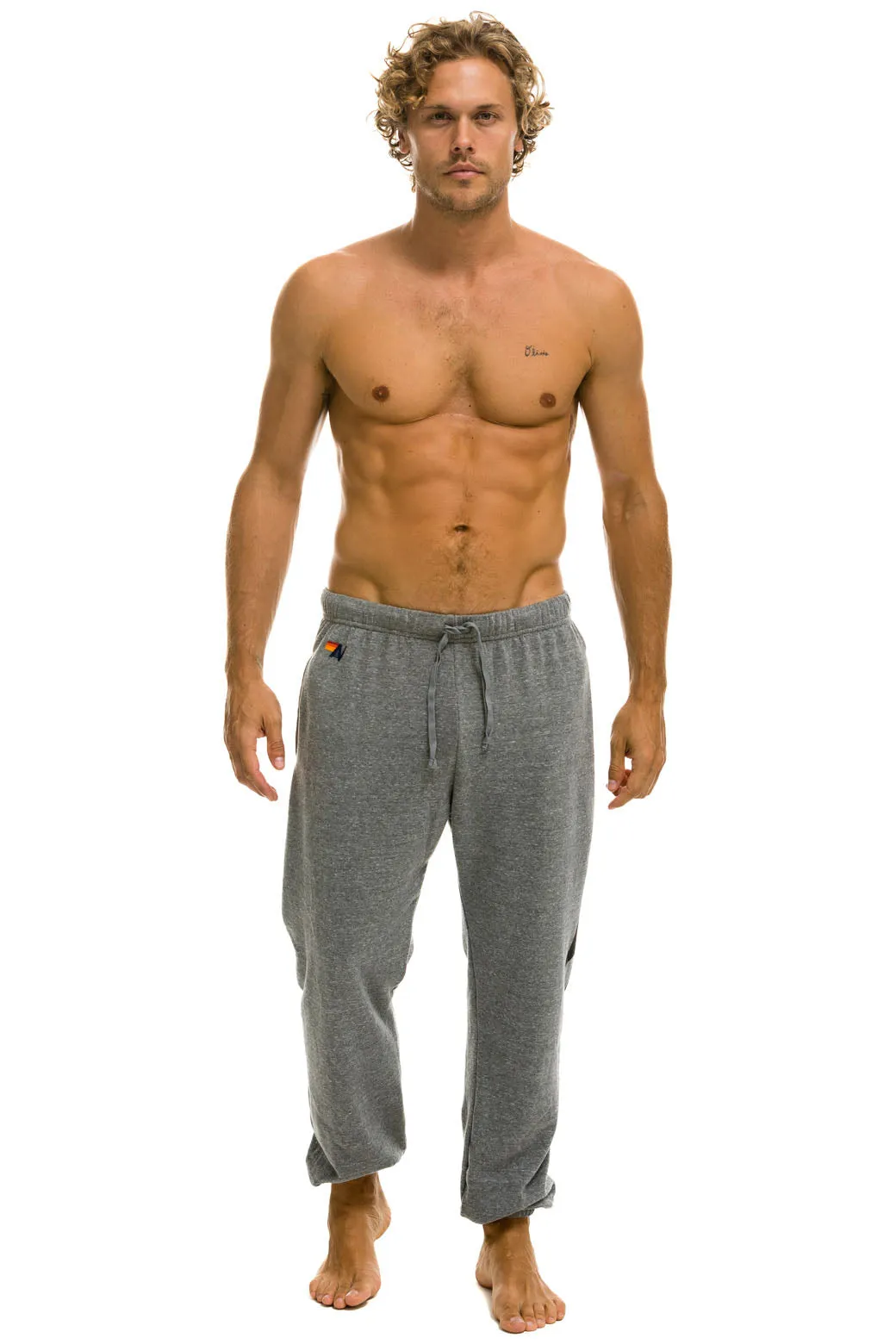 BOLT SWEATPANTS - HEATHER GREY