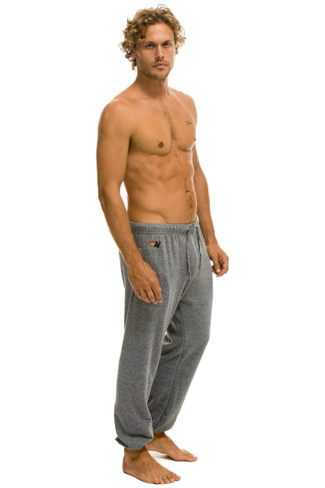 BOLT SWEATPANTS - HEATHER GREY