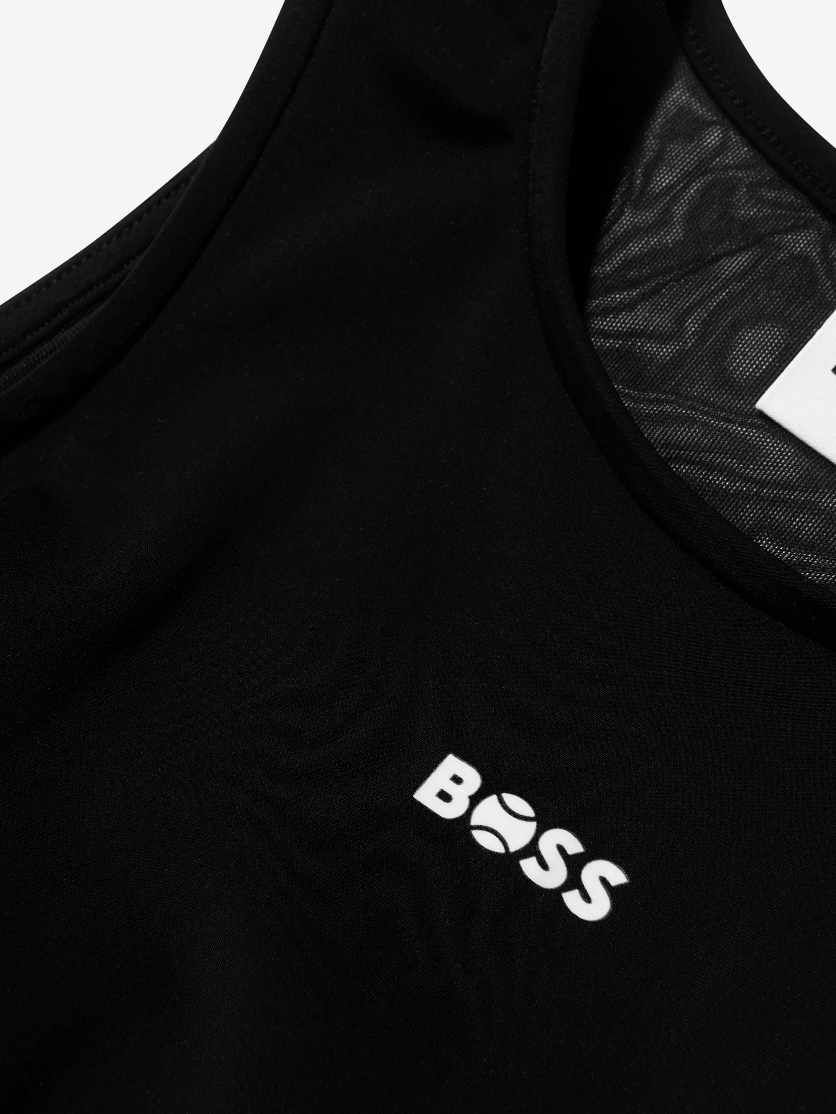 BOSS Girls Sleeveless Dress In Black