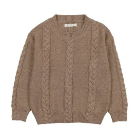 Cabled Crew Sweater