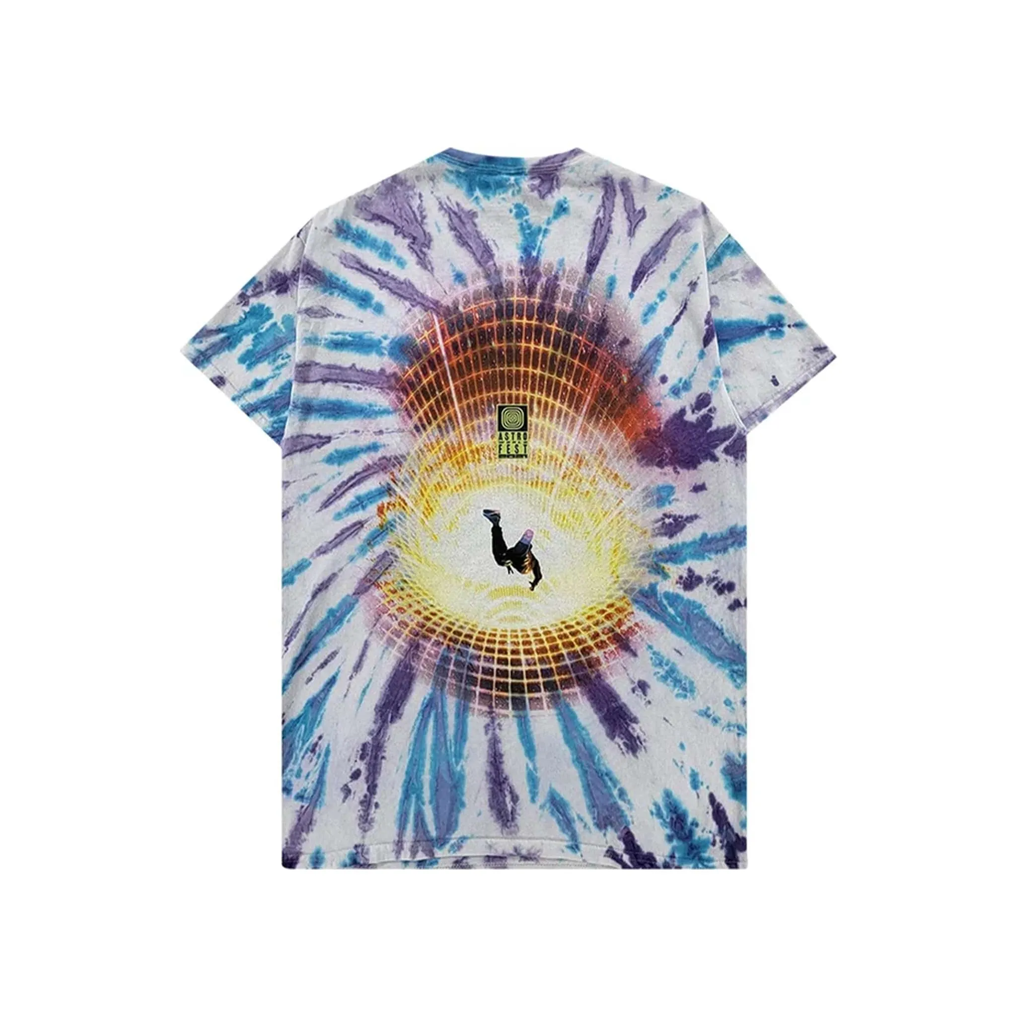 Cactus Jack by Travis Scott Flame Tee 'Tie Dye'