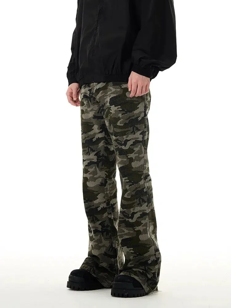 Camouflage Flared Pants