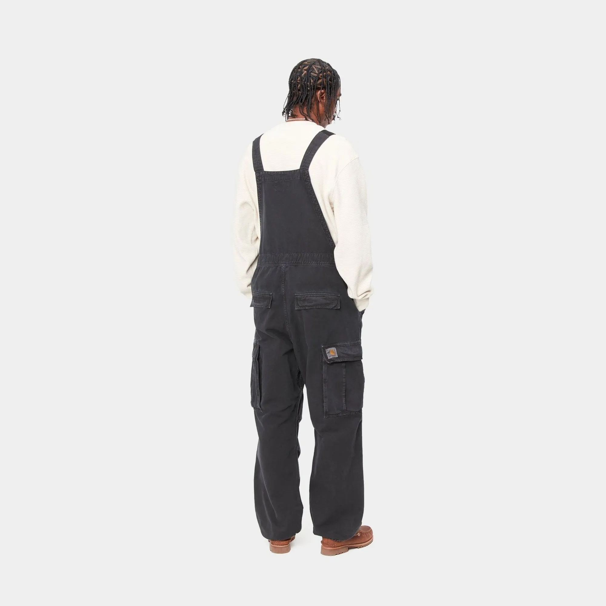 Cargo Bib Overall | Black (stone dyed)