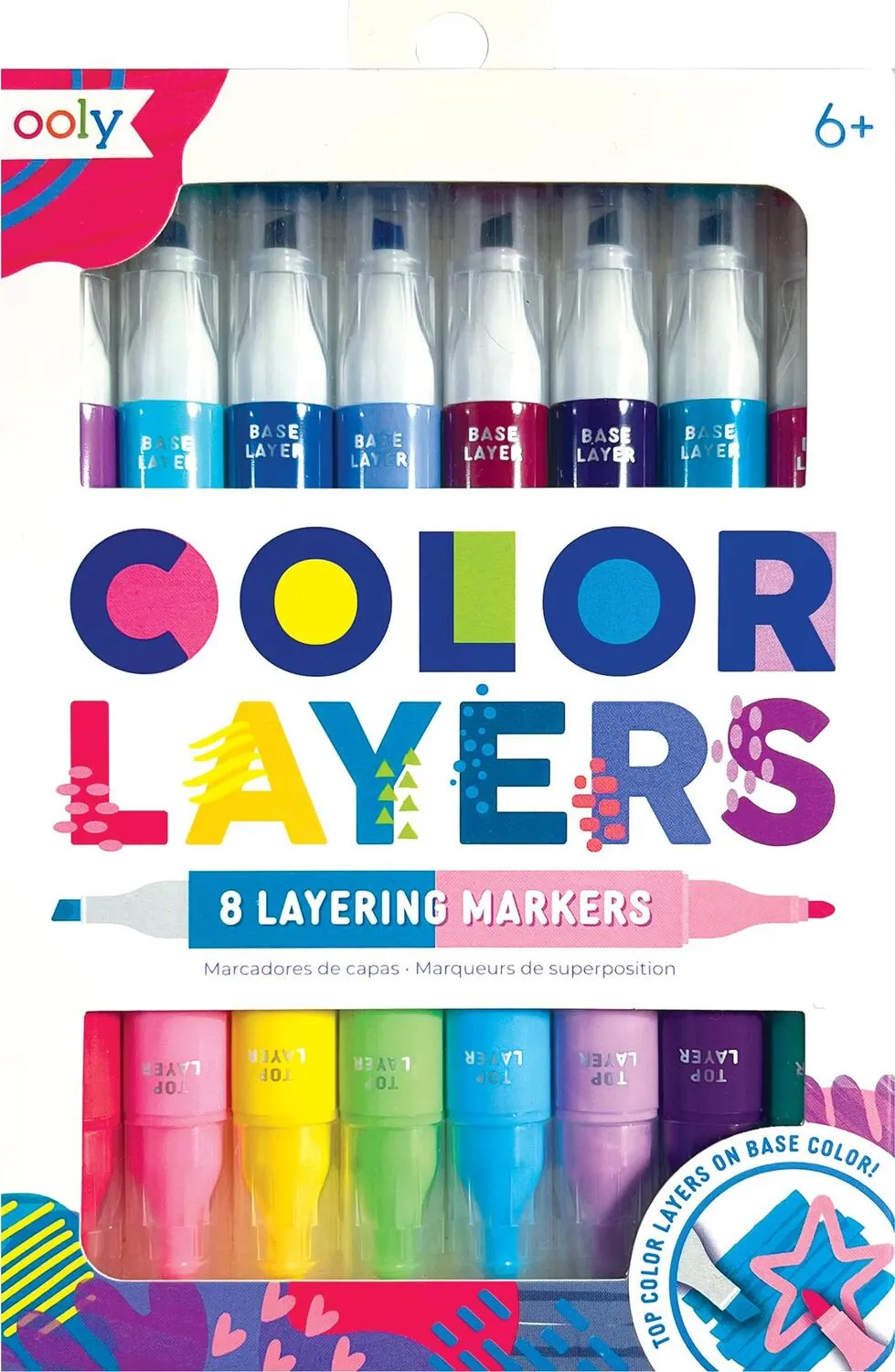 Color Layers Double Ended Layering Markers