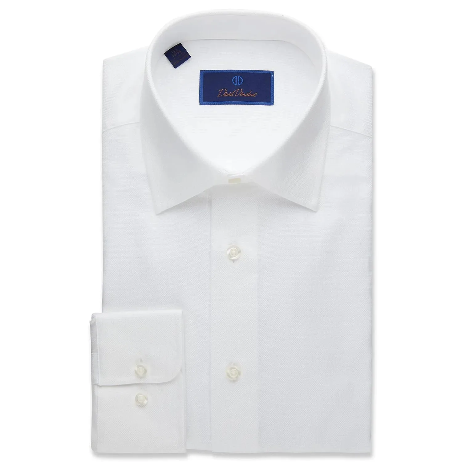 David Donahue Dress Shirt - Royal Oxford (2 Colors) (Regular Fit)