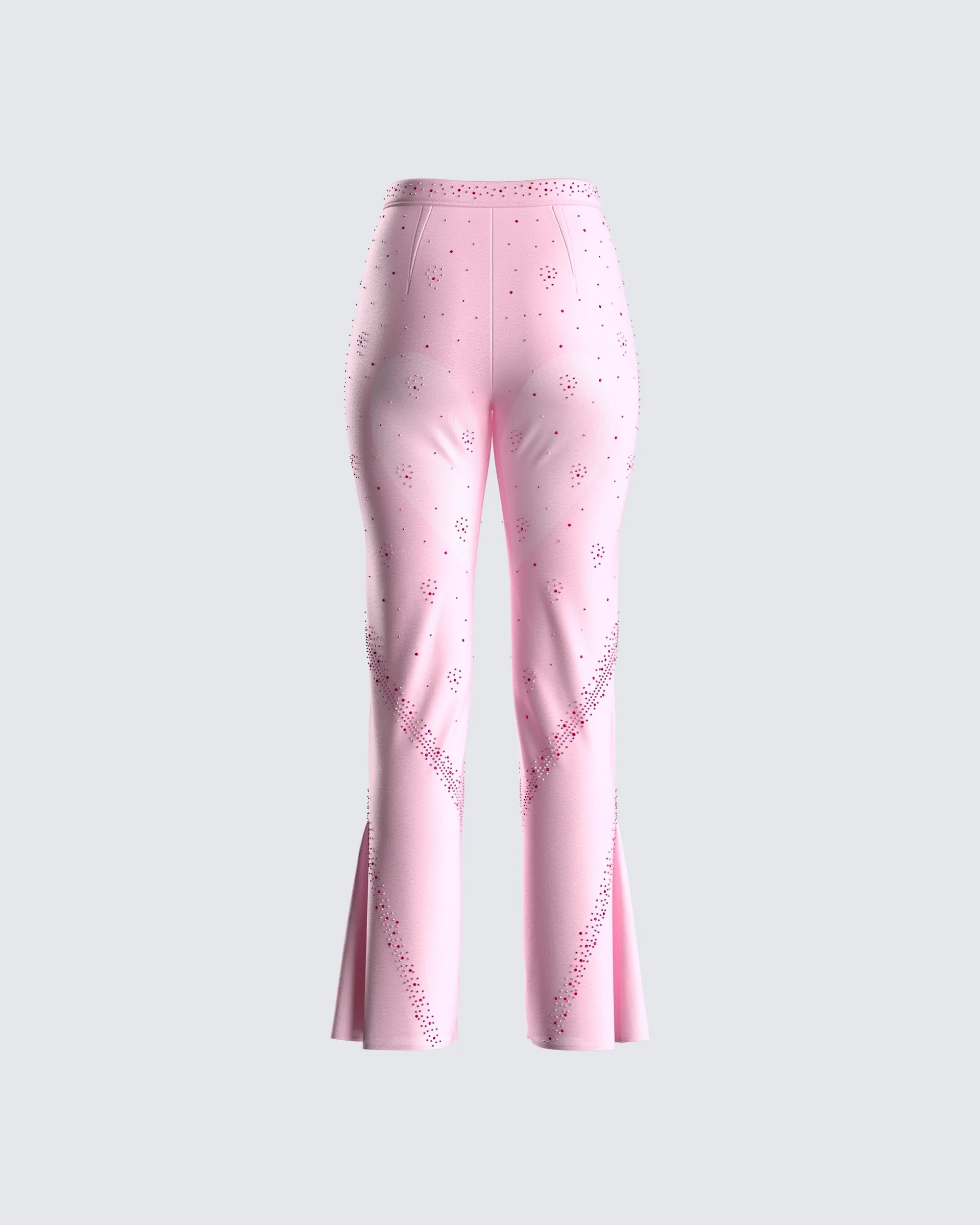 Delisa Pink Rhinestone Pant