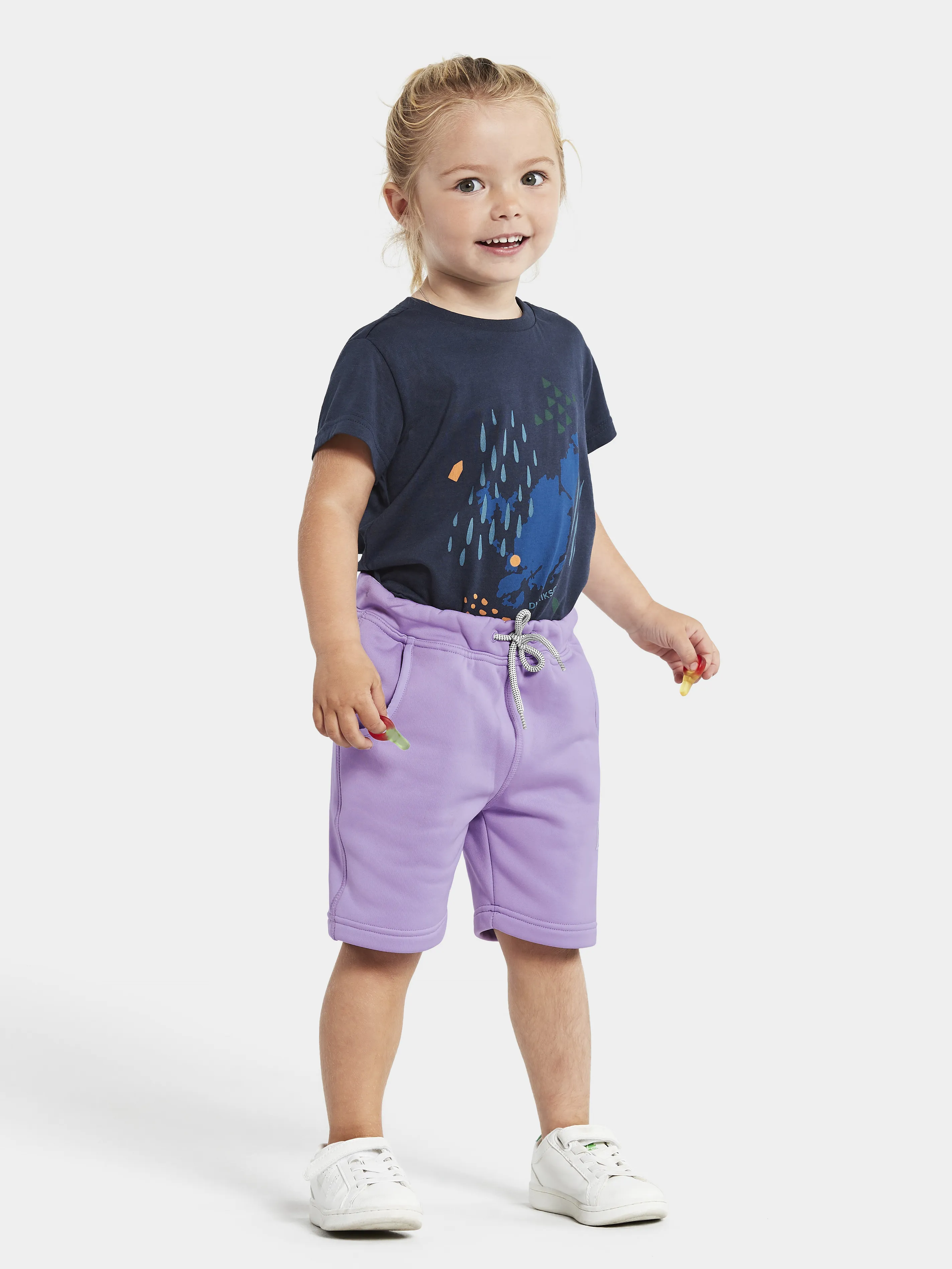 Didriksons Kids&#x27; Corin Shorts Digital Purple | Buy Didriksons Kids&#x27; Corin Shorts Digital Purple here | Outnorth