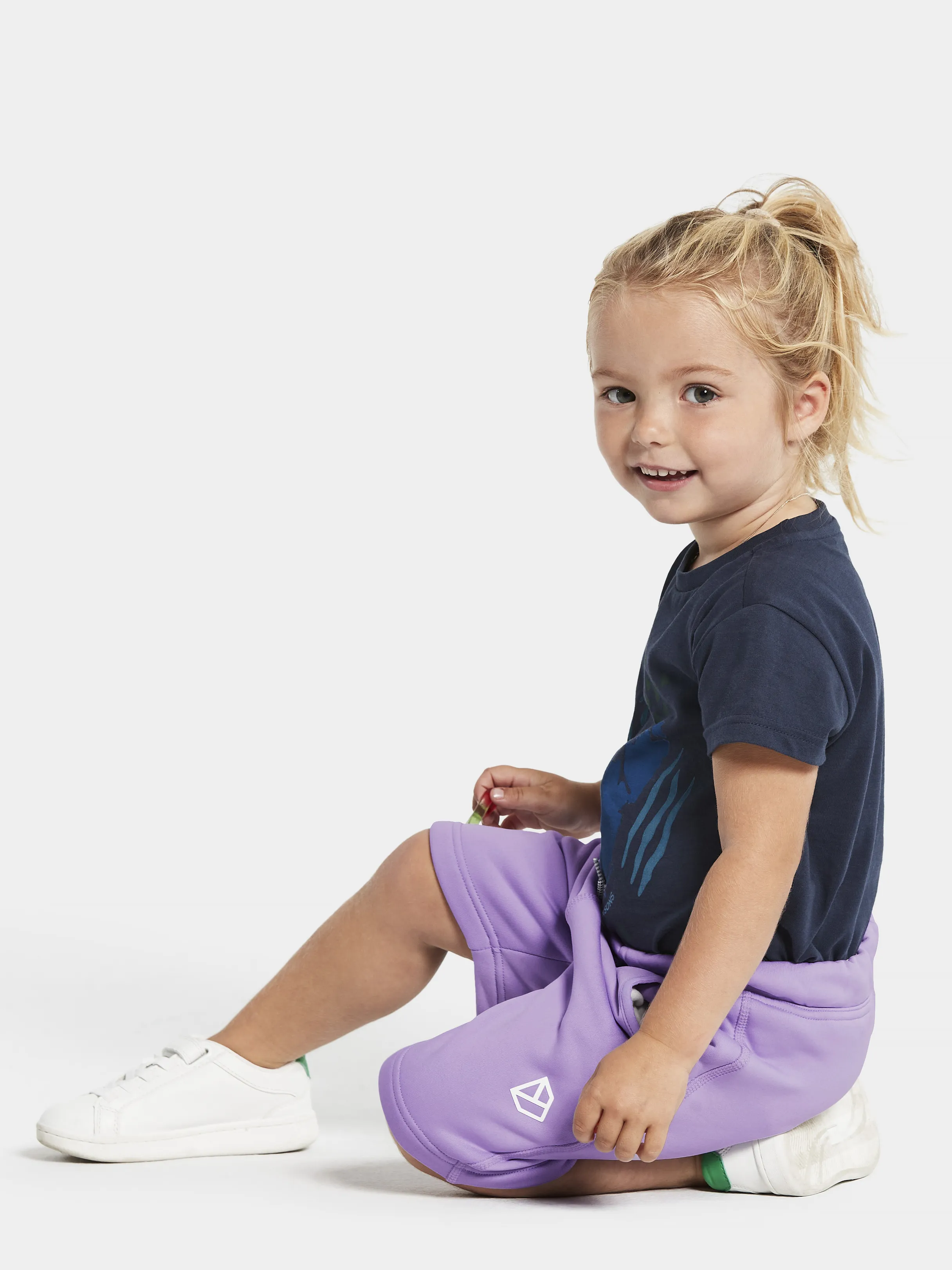 Didriksons Kids&#x27; Corin Shorts Digital Purple | Buy Didriksons Kids&#x27; Corin Shorts Digital Purple here | Outnorth