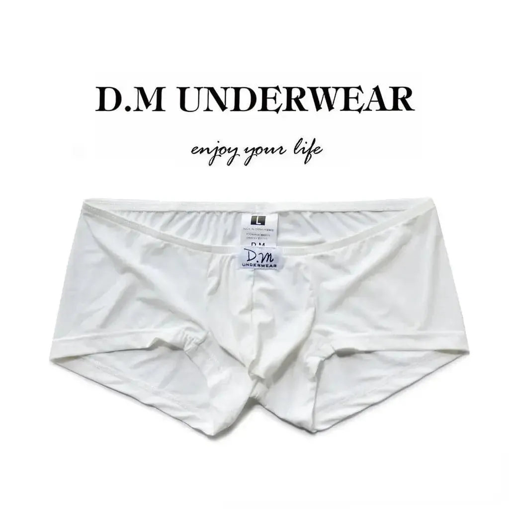 D.M Men's boxer Underwear Low Waist