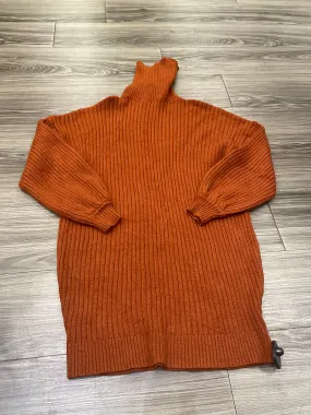 Dress Sweater By Clothes Mentor In Orange, Size: M