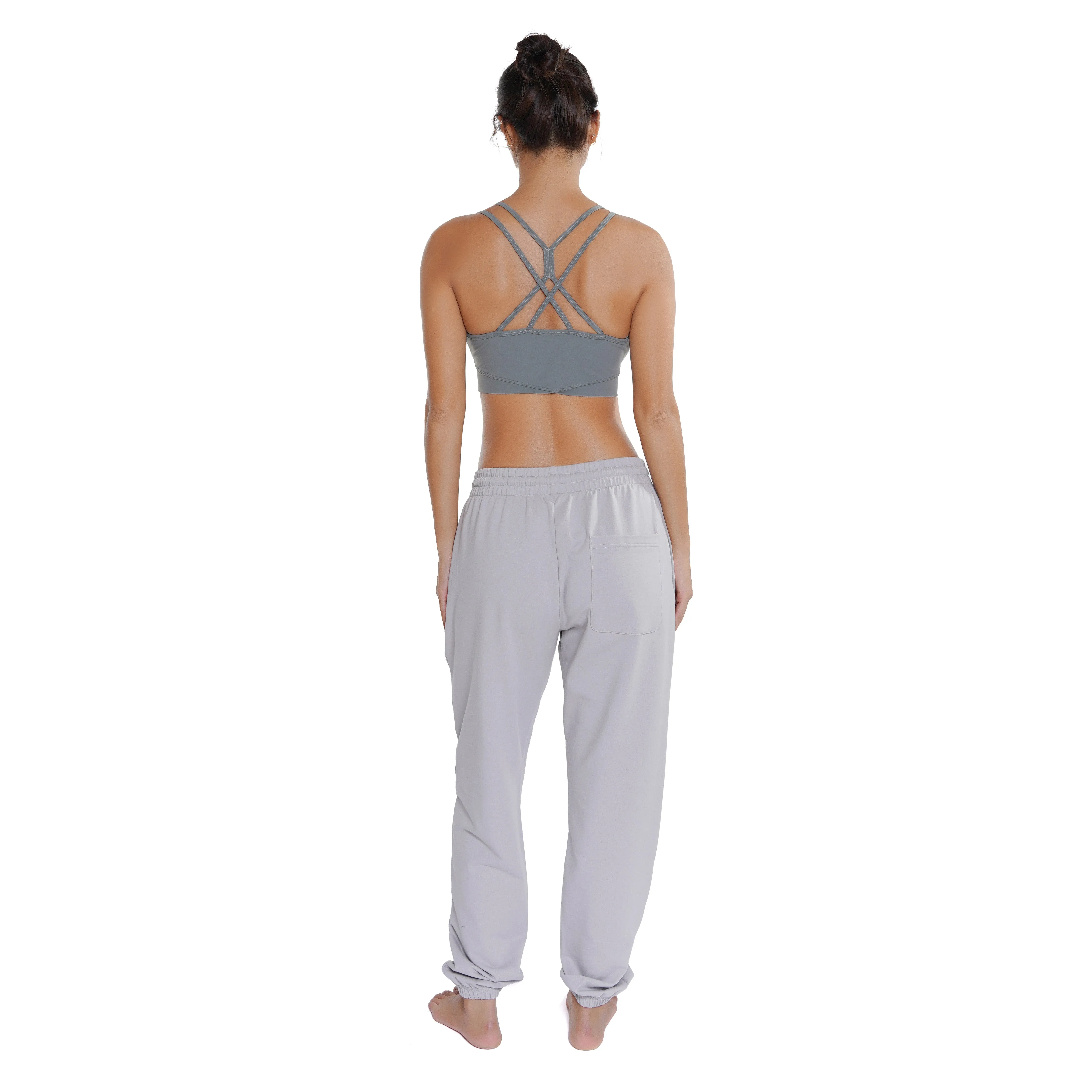 Elegant Sweatpants - Light Grey