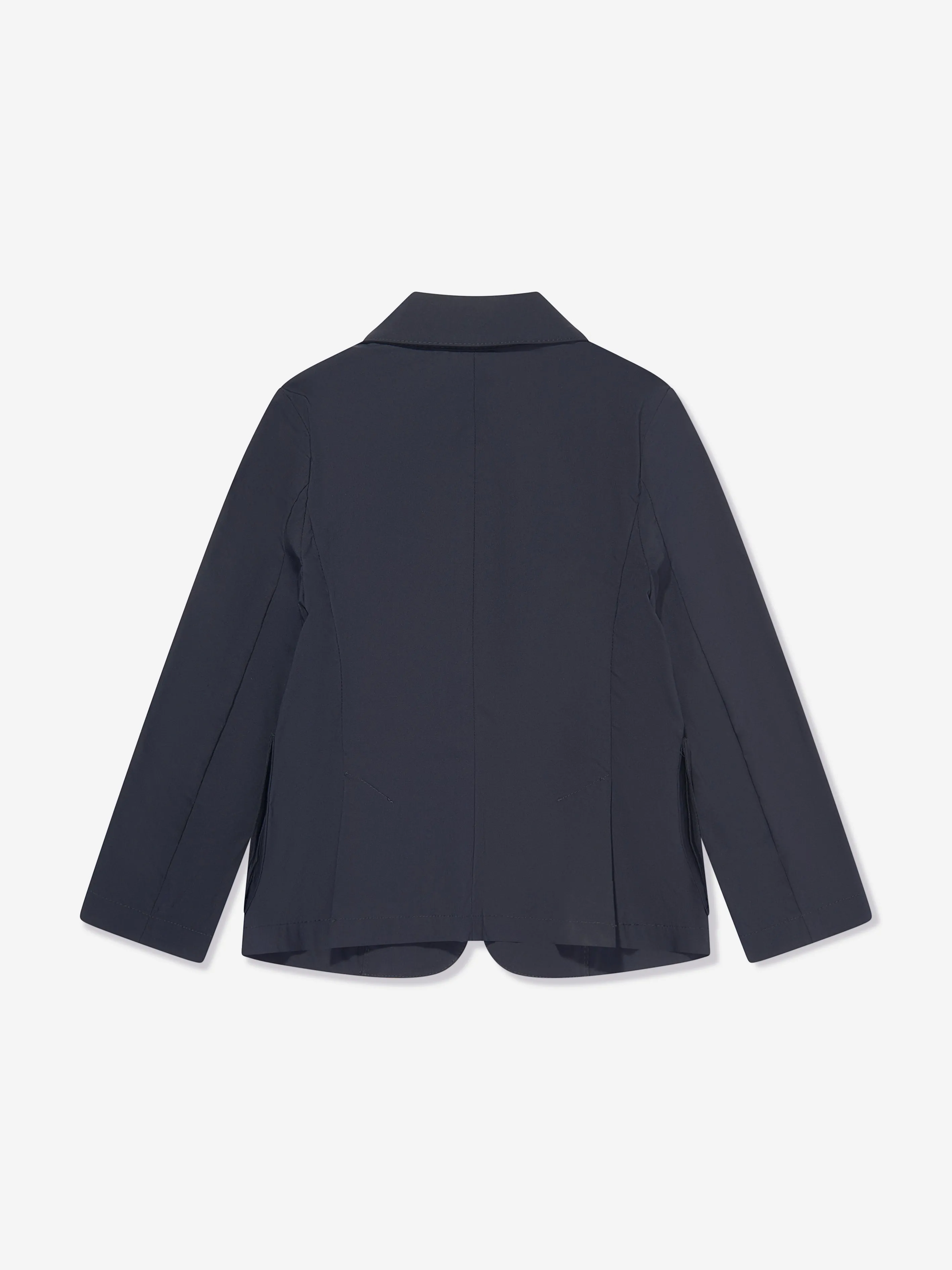 Emporio Armani Boys Cotton Blazer in Navy