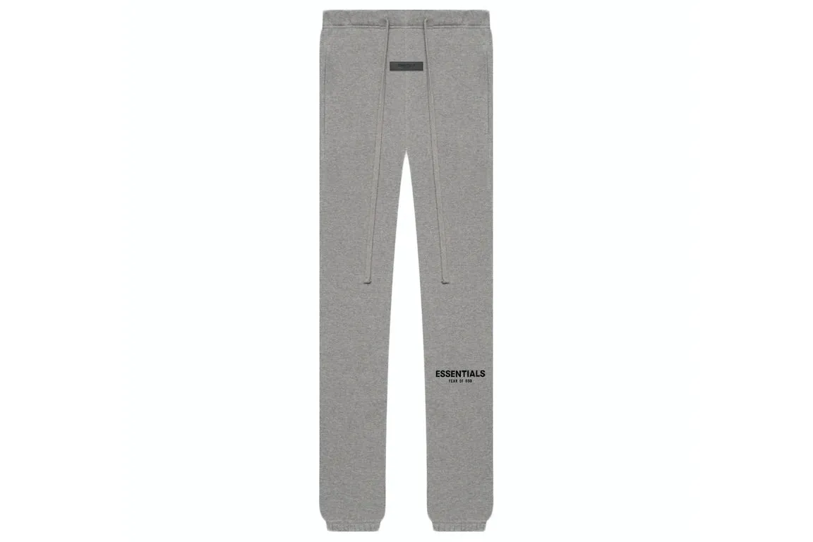 ESSENTIALS FOG SWEATPANTS DARK HEATHER OATMEAL SS22