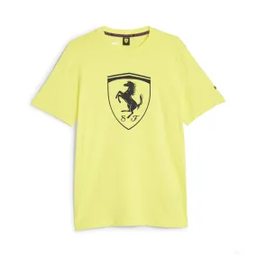 Ferrari t-shirt, Puma, Big shield Speed, yellow