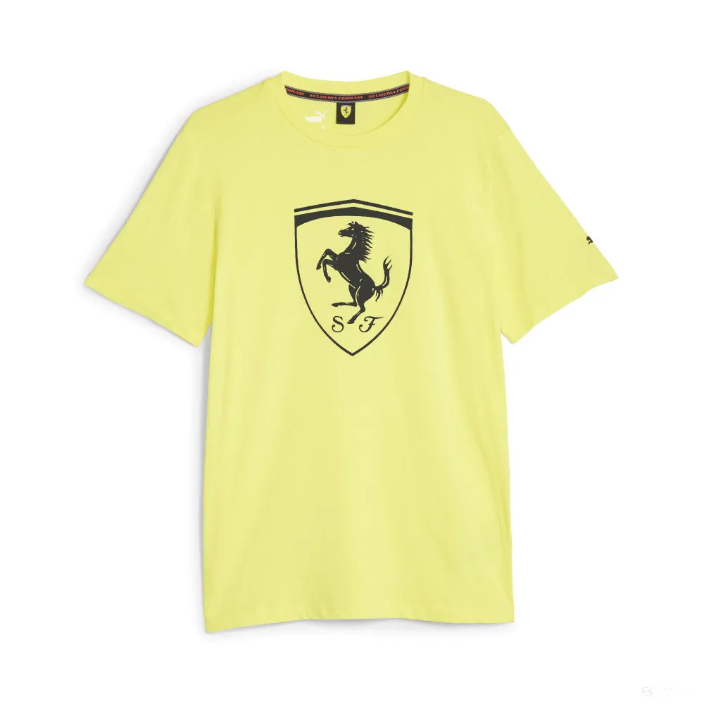 Ferrari t-shirt, Puma, Big shield Speed, yellow