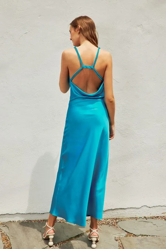 Ferrin Open Back Slip Dress