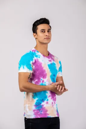 Firangi Yarn Handmade Cotton Tie-Dye Ombre T-shirt