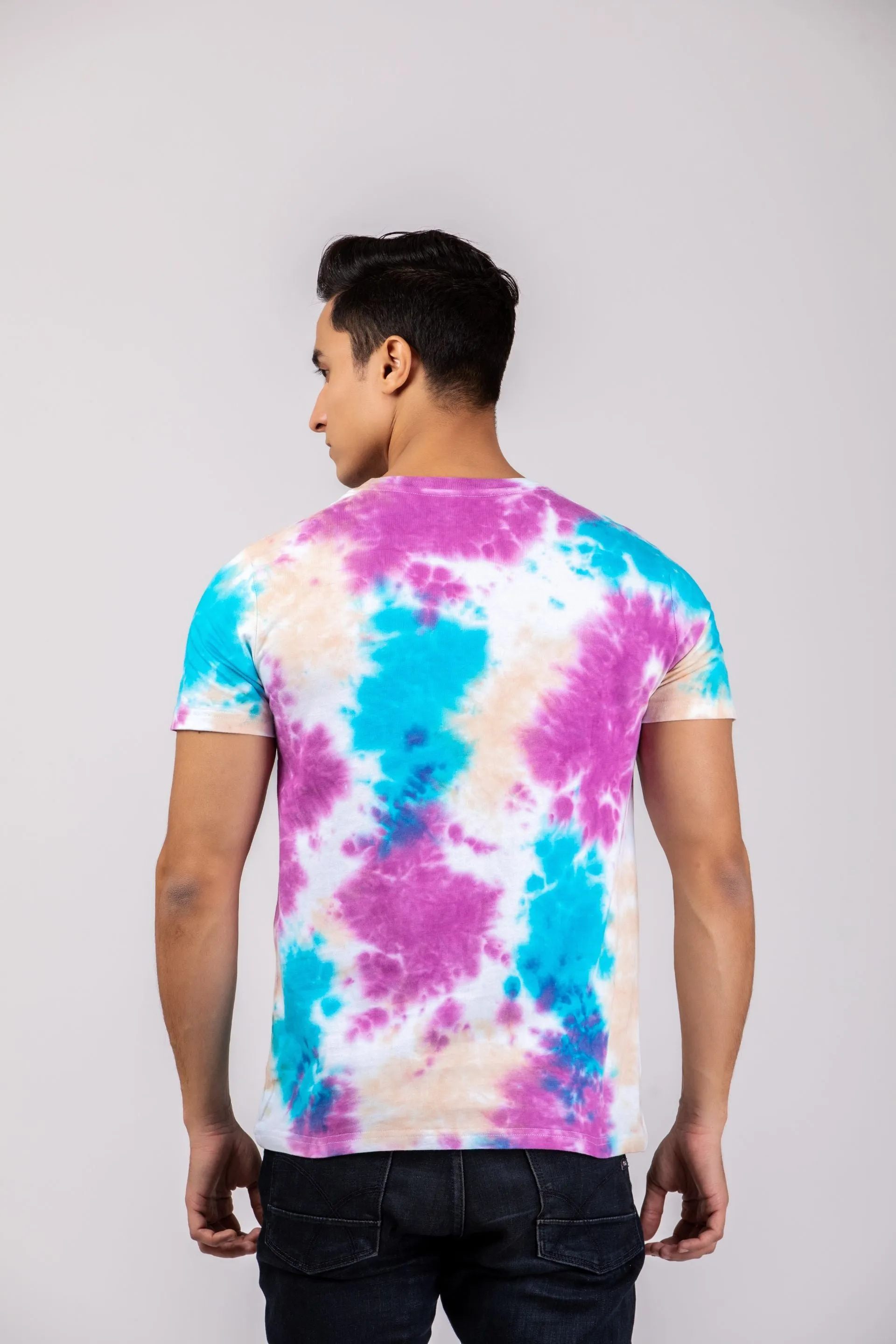 Firangi Yarn Handmade Cotton Tie-Dye Ombre T-shirt