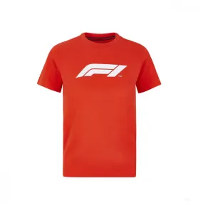 Formula 1 Kids T-shirt, Formula 1 Logo, Red, 2020