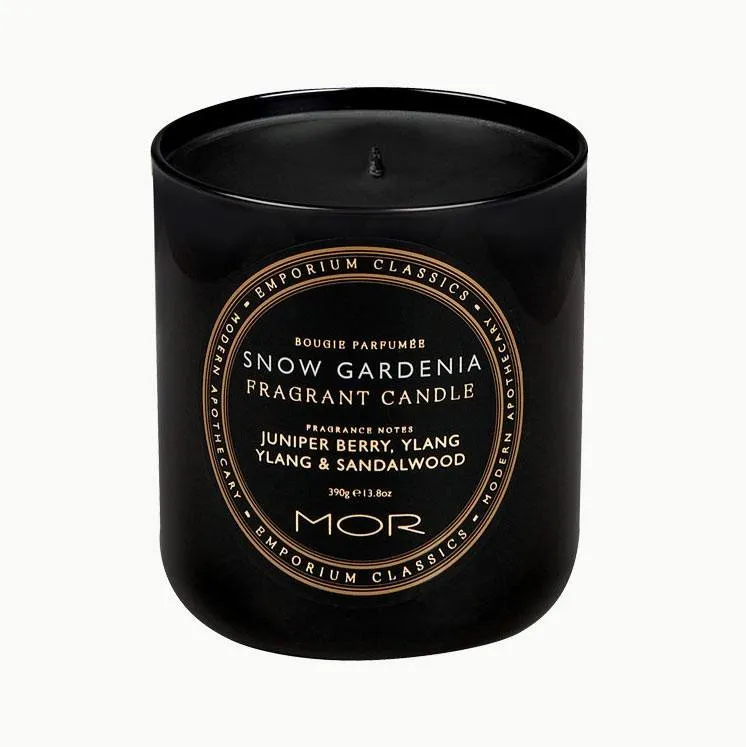 Fragrant Black Soy Candle - Snow Gardenia