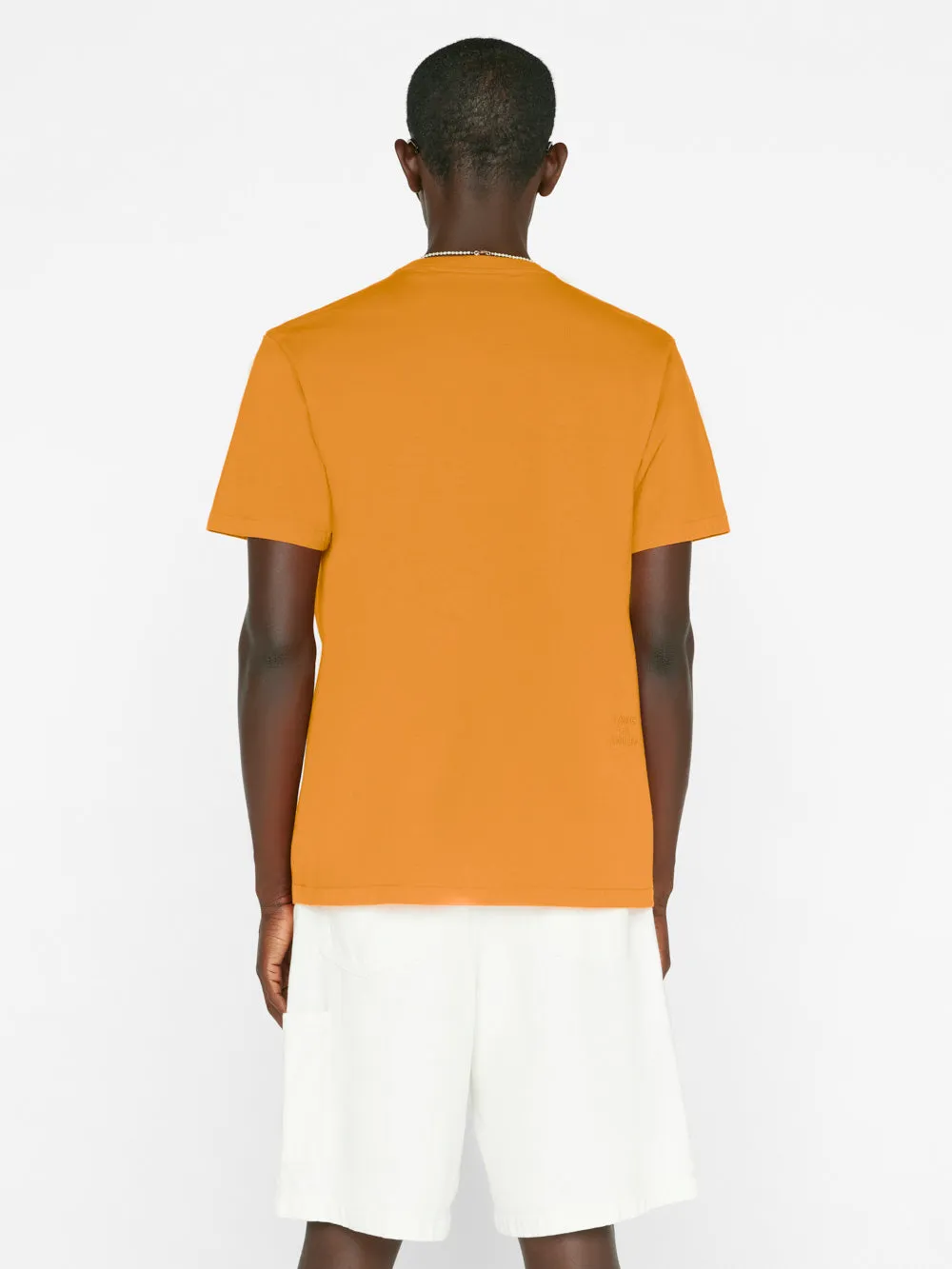 FRAME Logo Tee -- Clementine