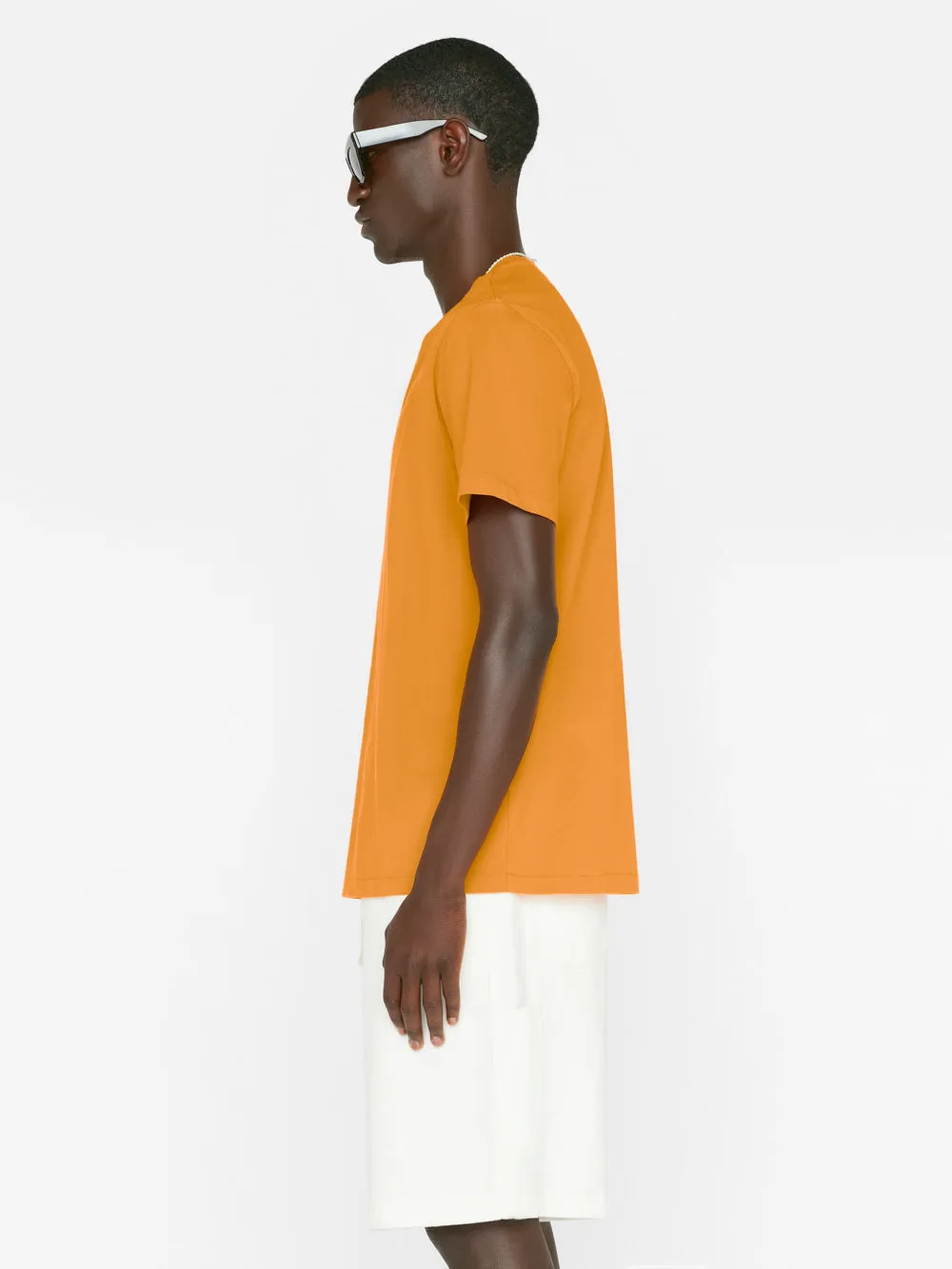 FRAME Logo Tee -- Clementine