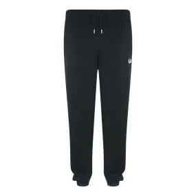 Fred Perry Loop Back Black Sweat Pants