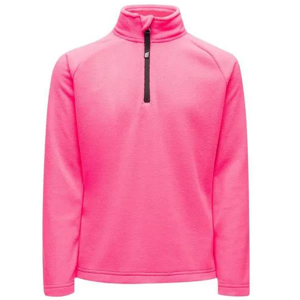 Girls' Speed Fleece Zip T-Neck