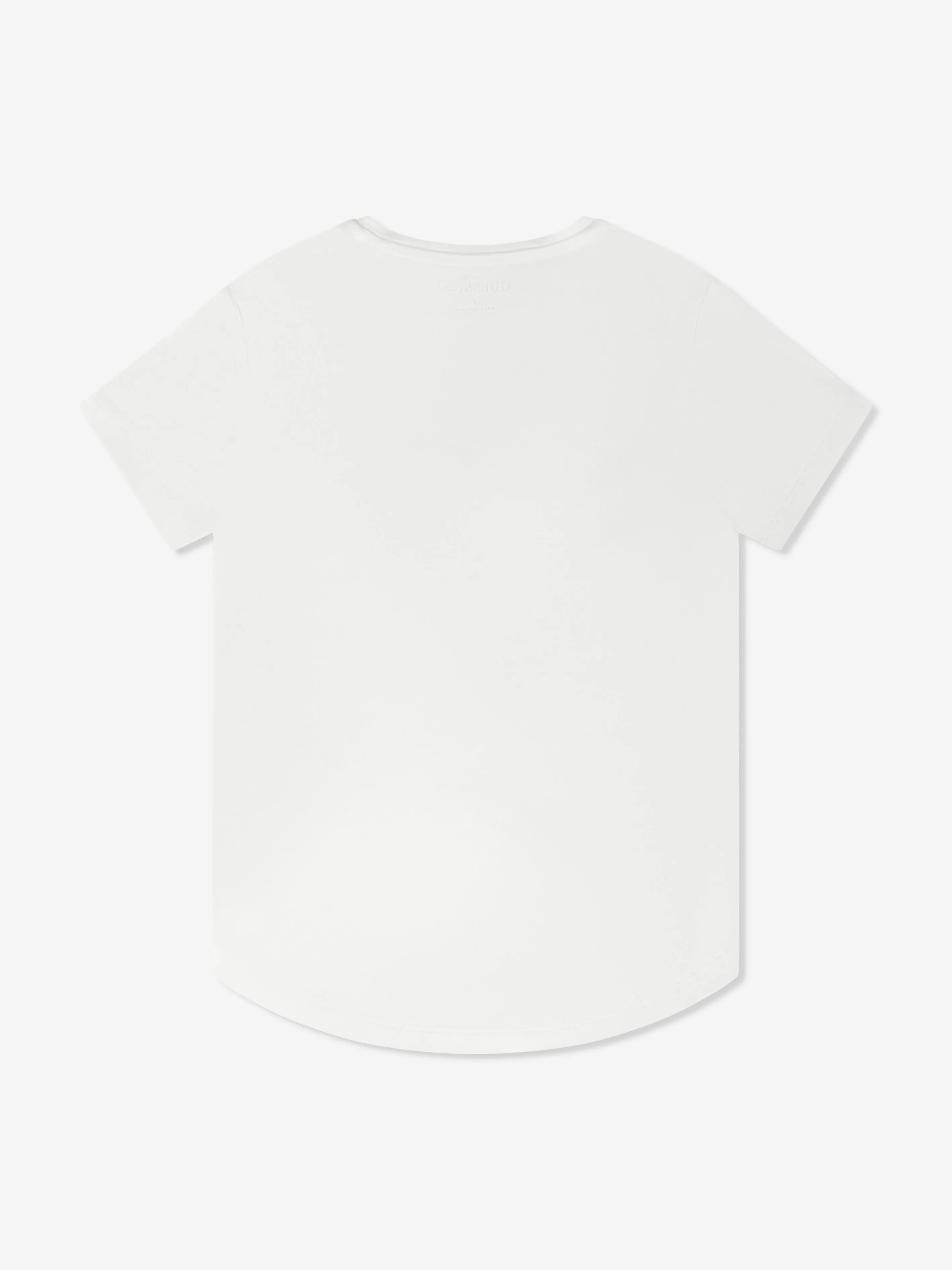 Guess Girls High Low T-Shirt in White