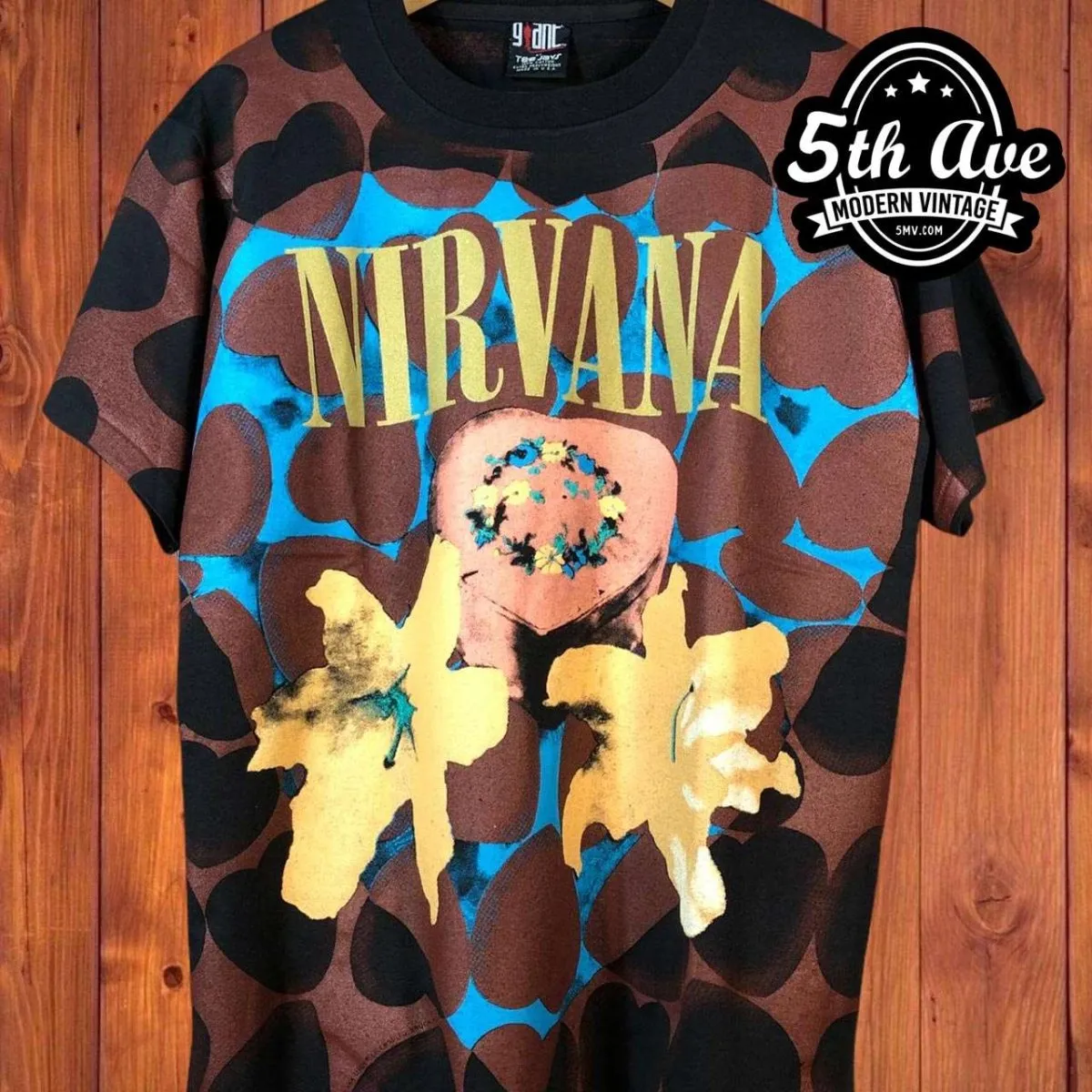 Heart-Shaped Box: Nirvana All Over Print t shirt