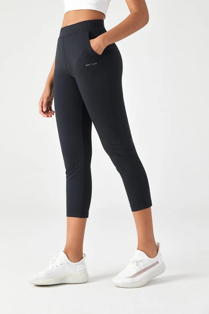 High-Rise Mesh-Like 7/8 Pant