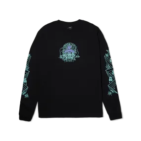 HUF BENCHIN L/S TEE BLACK