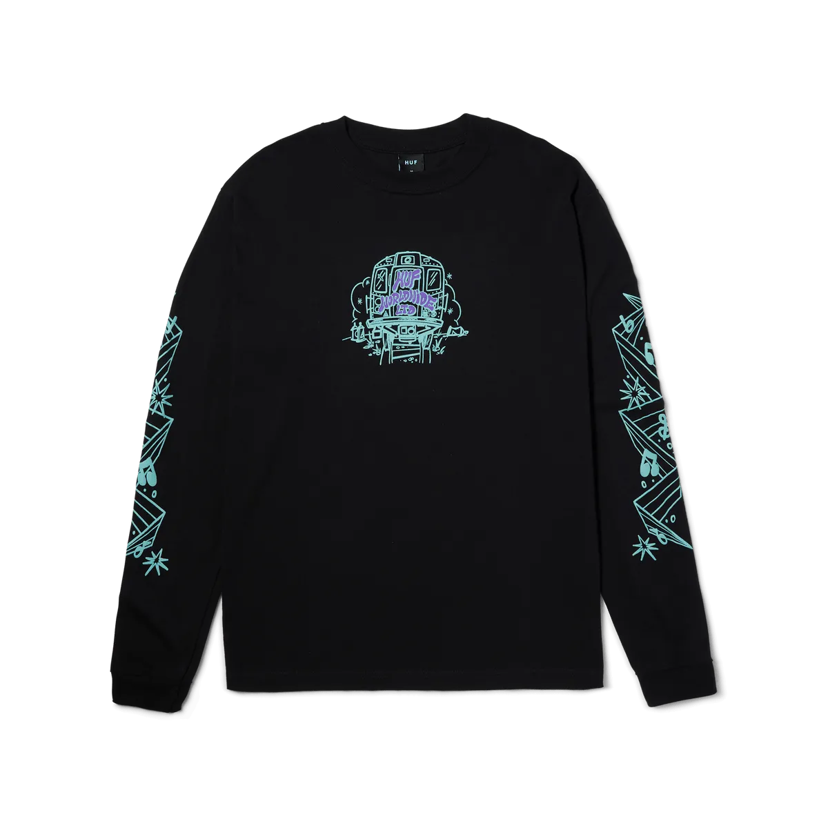 HUF BENCHIN L/S TEE BLACK